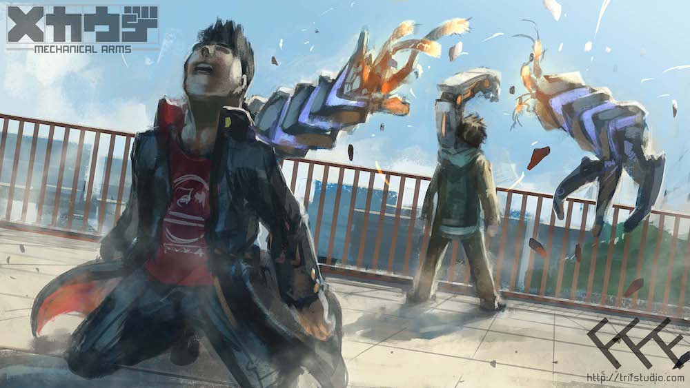 『メカウデ-mechanical arms-』イメージボード