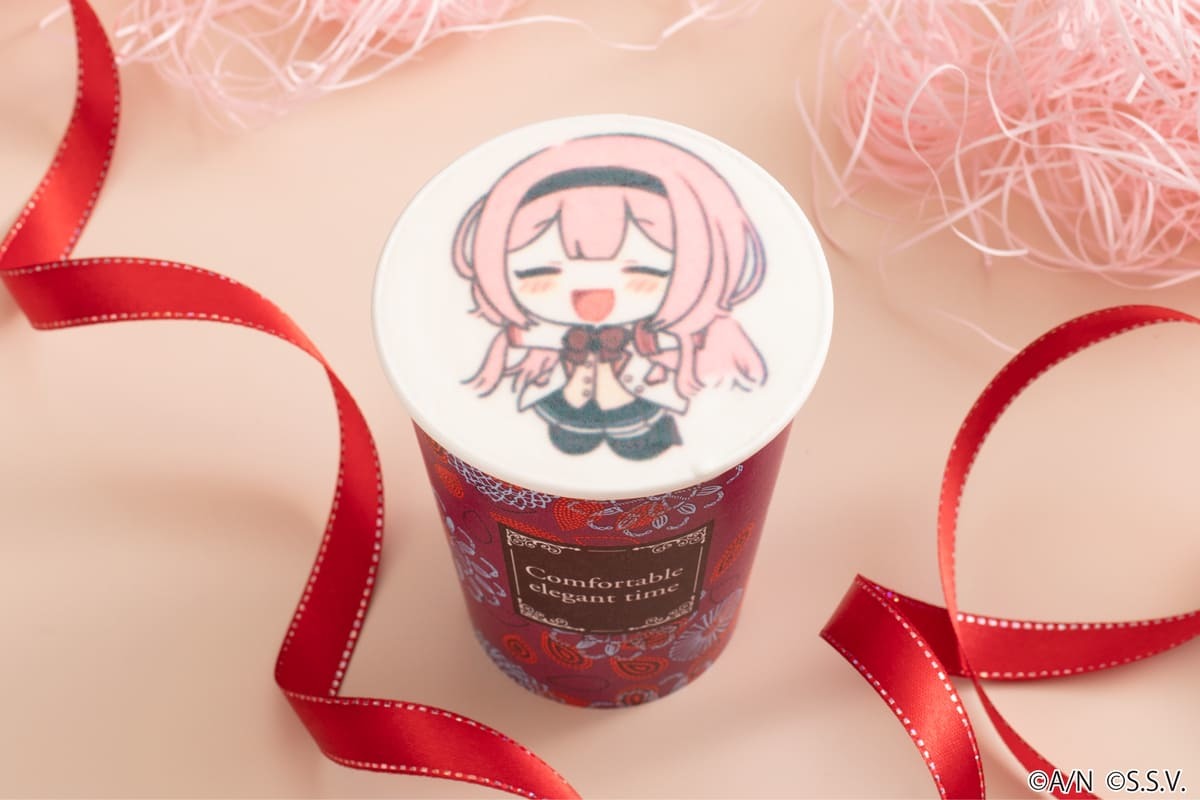 ビターな風味の「サンゴちゃんラテ」
