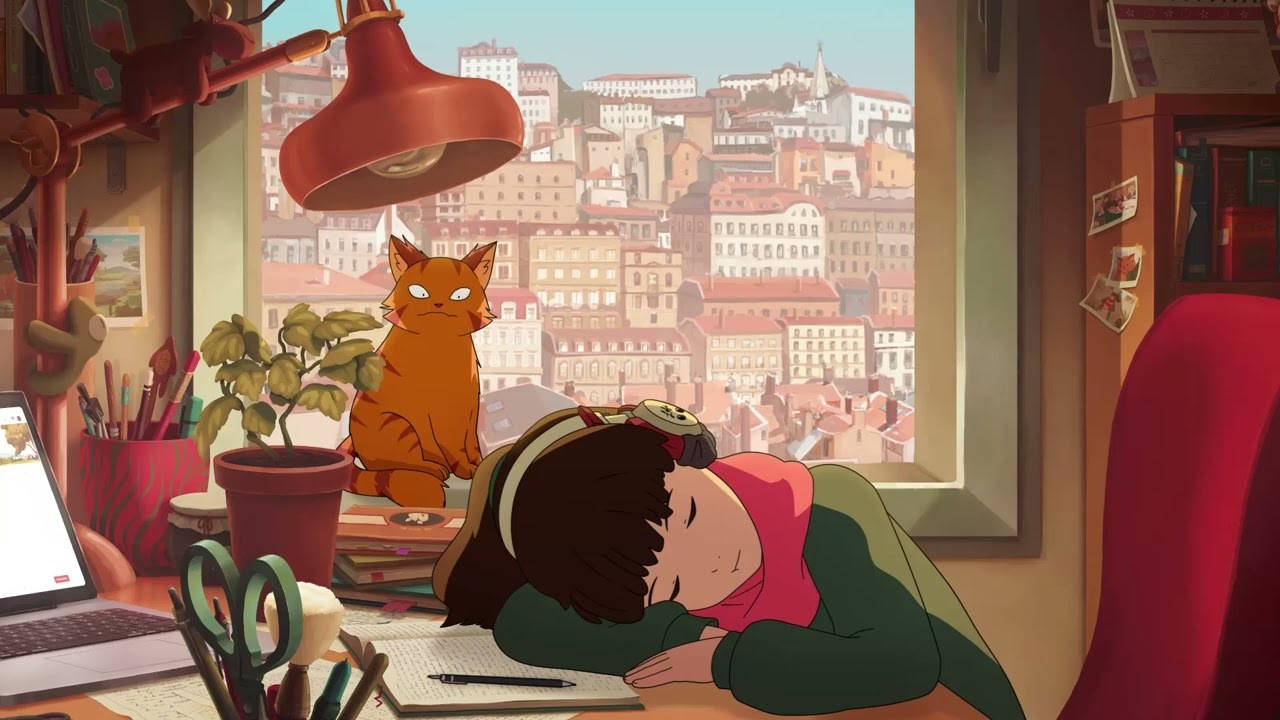 動画「Lofi Girlがついに勉強をやめた」のサムネイル／画像は「Lofi Girl」のYouTubeより