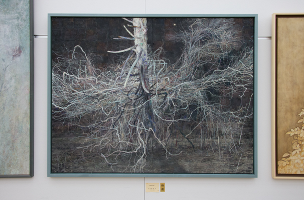 「日展」で展示中の佐藤俊介さんによる「marginal」