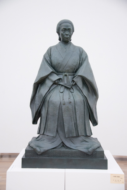 「日展」で展示中の中村晋也さんによる「天璋院（篤姫）」