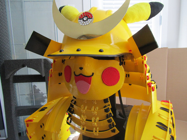 Pikachu Samurai: Mask completion