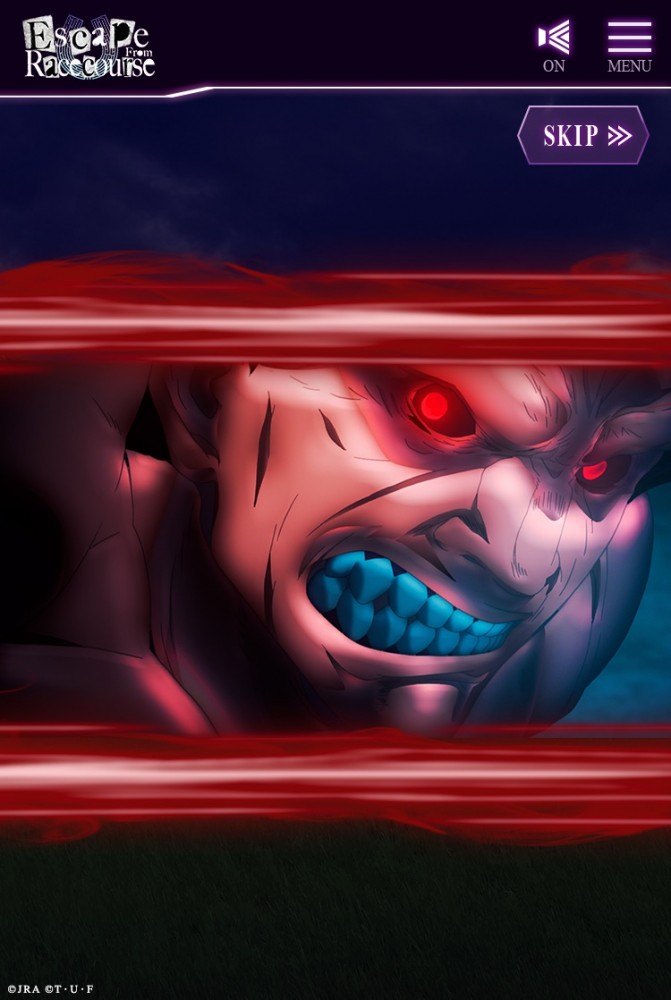 「Escape From Racecourse」プレイ画面