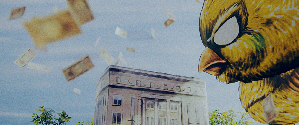 「ひよこちゃんvsウォンバット」