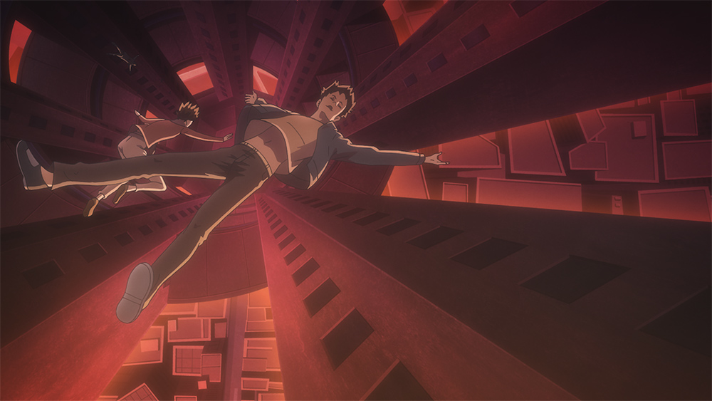 目を覆う集団自殺シーン／『バビロン』第3話より