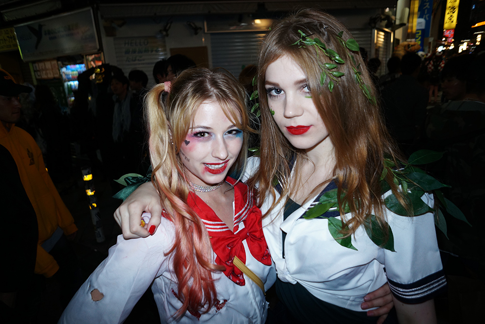 渋谷ハロウィンの美女たち４６