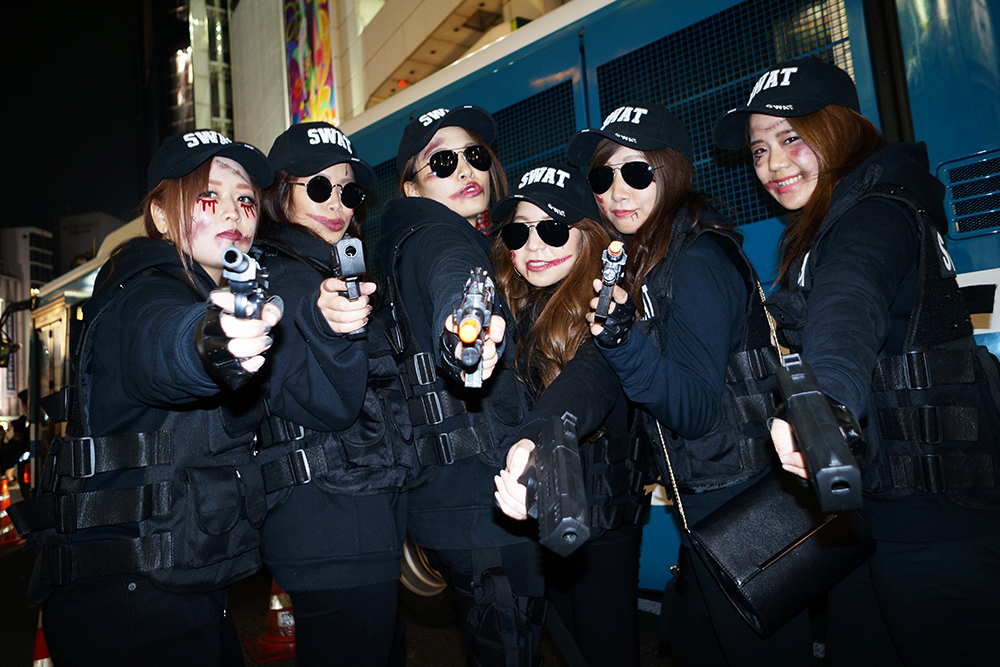 渋谷ハロウィンの美女たち４８