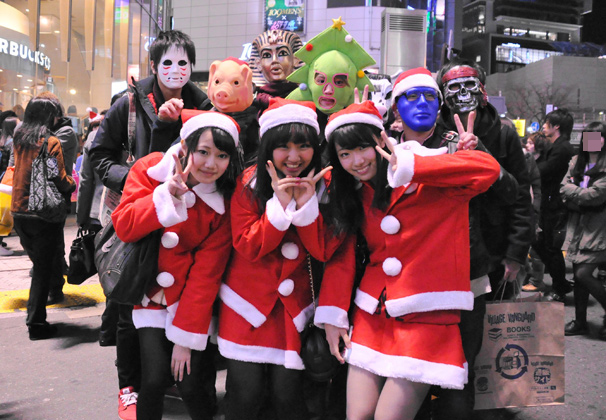 渋谷のサンタのコスプレ写真3