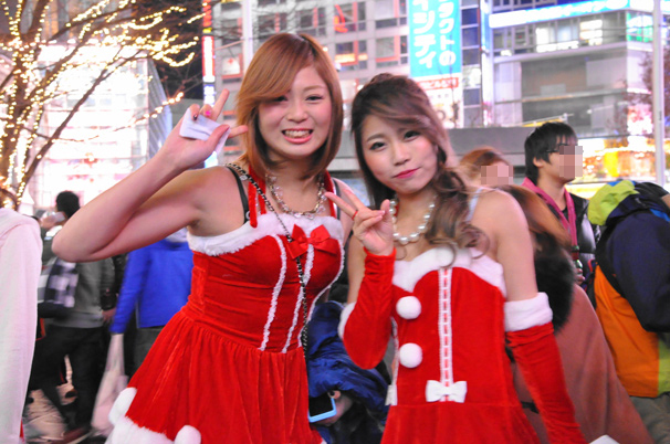 渋谷のサンタのコスプレ写真17