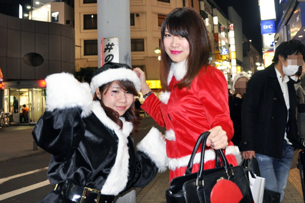 渋谷サンタコスプレ美女画像まとめ23
