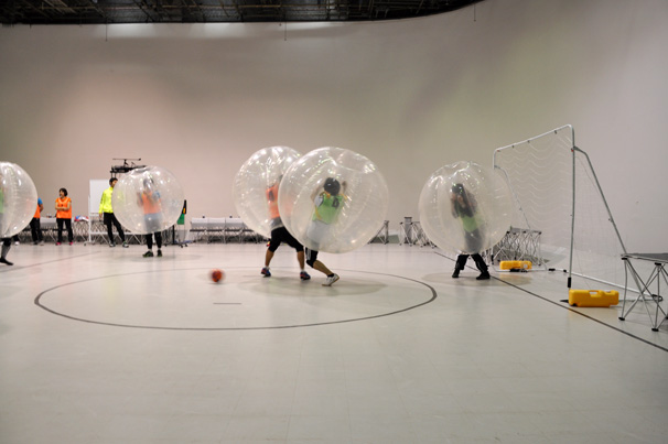 バブルサッカー