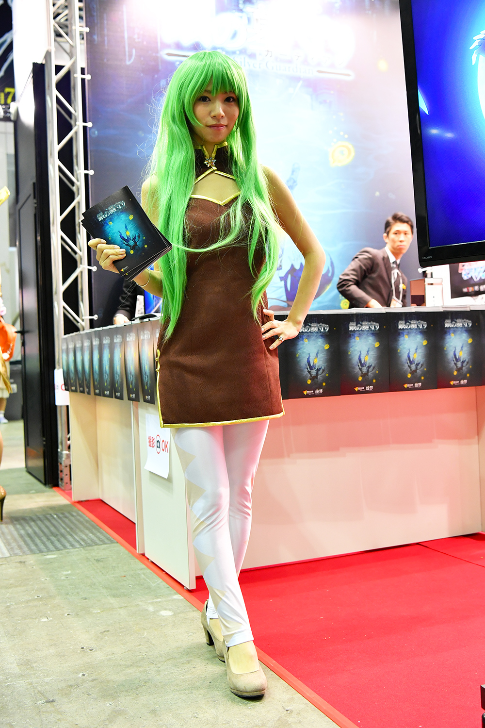 「Animejapan2016」コスプレコンパニオン画像まとめ_haoliners『銀の墓守り(ガーディアン)』ブース1b