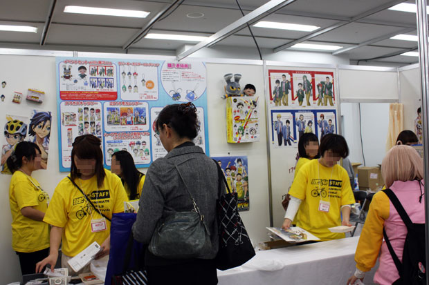 2013年10月より好評放送中の『弱虫ペダル』ブース、大盛り上がりでした