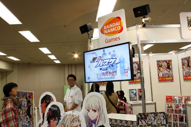 バンダイナムコゲームスでは『黒子のバスケ　勝利へのキセキ』の体験もできました