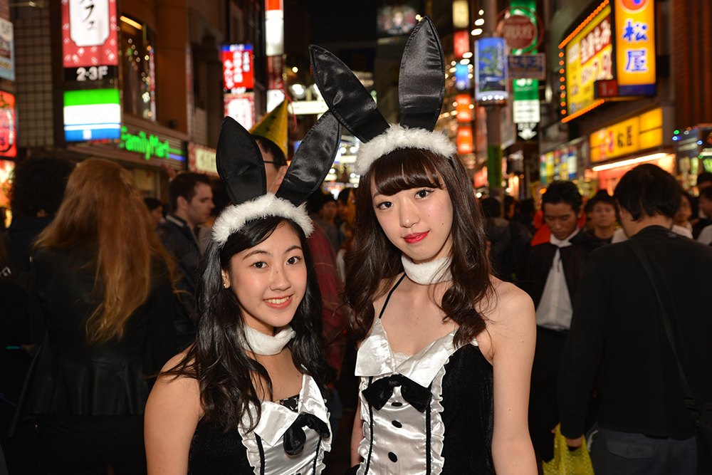 渋谷ハロウィンの美女たち５５