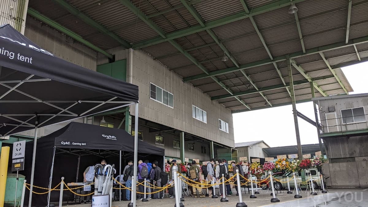 会場となった日本カレット倉庫
