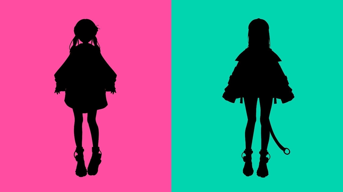 2人のビジュアルシルエット