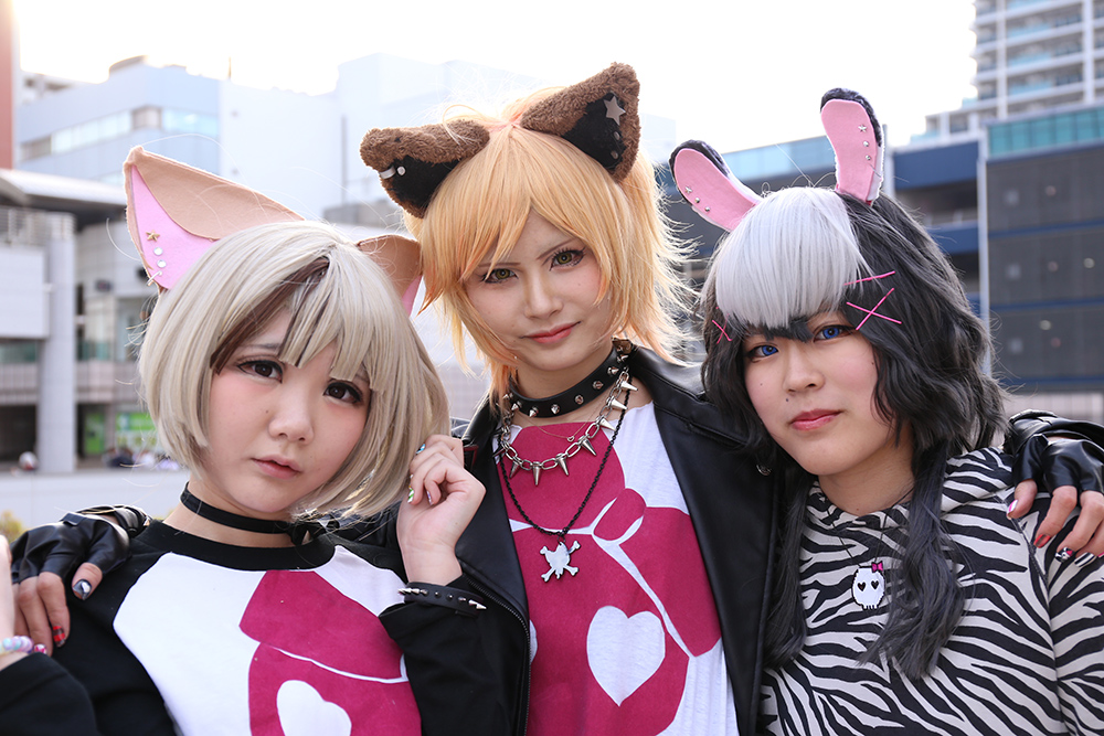 「こすぷれふぇすた5 in サンリオピューロランド」コスプレ画像まとめ_みふぁさん・はるおみさん・りょーしさん／『SHOW BY ROCK!!』フェネリィ・ライナ・ゼブリナ
