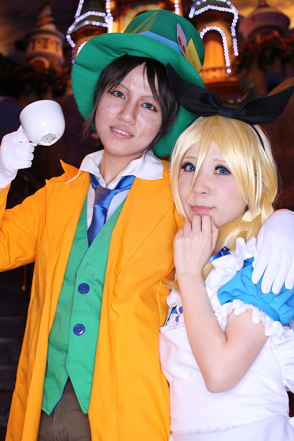 「こすぷれふぇすた5 in サンリオピューロランド」コスプレ画像まとめ_キオさん・春風香流さん／『進撃！巨人中学校』ユミル・クリスタ（アリスver）