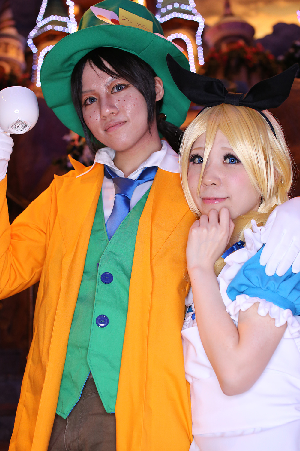 「こすぷれふぇすた5 in サンリオピューロランド」コスプレ画像まとめ_キオさん・春風香流さん／『進撃！巨人中学校』ユミル・クリスタ（アリスver）2