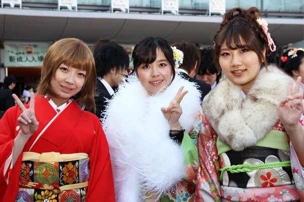 渋谷の成人式での新成人の写真11