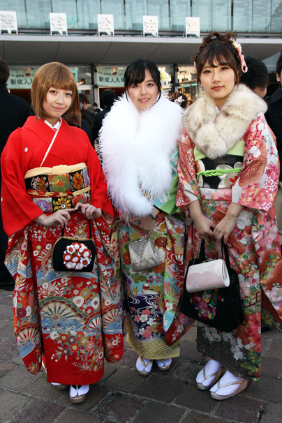 渋谷の成人式での新成人の写真12