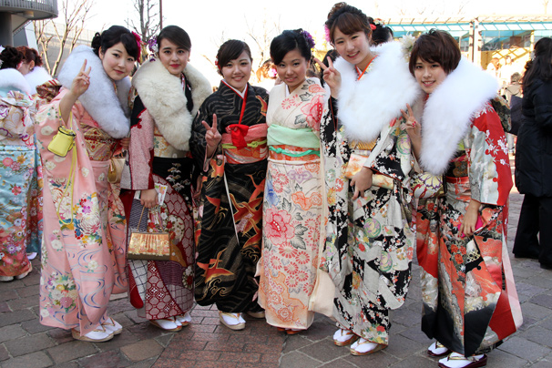 渋谷の成人式での新成人の写真14