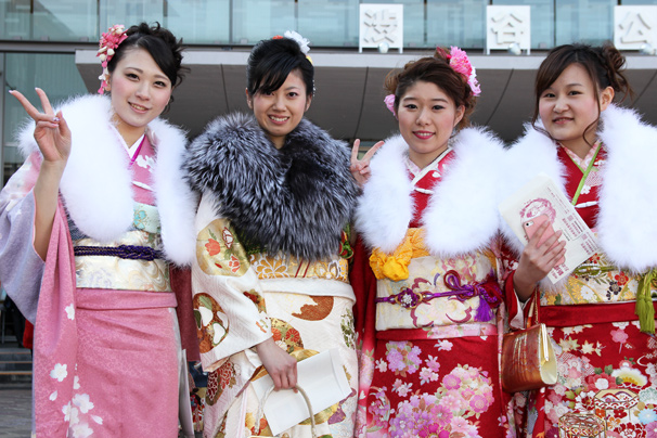 渋谷の成人式での新成人の写真17