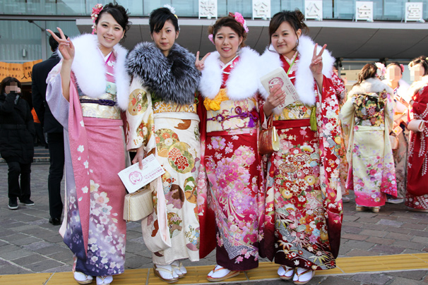 渋谷の成人式での新成人の写真18