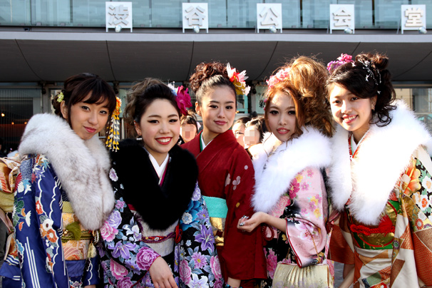渋谷の成人式での新成人の写真19