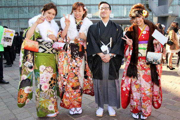 渋谷の成人式での新成人の写真22