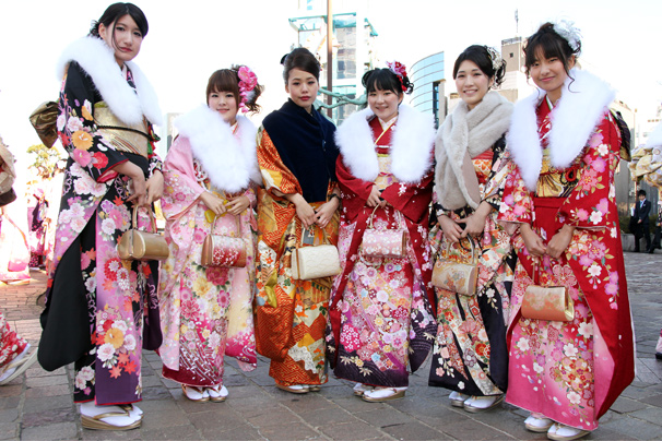 渋谷の成人式での新成人の写真23