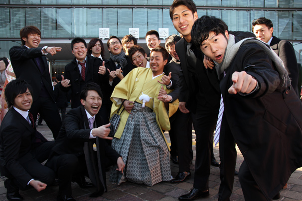 渋谷の成人式での新成人の写真24