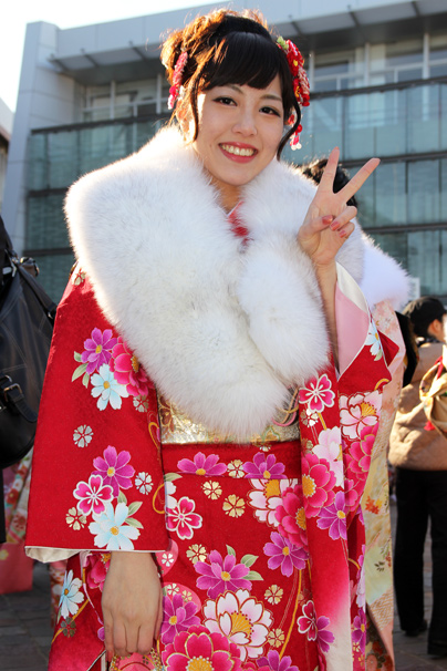 渋谷の成人式での新成人の写真27