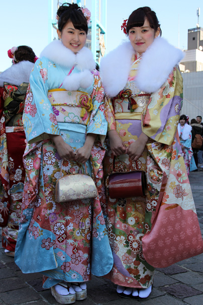渋谷の成人式での新成人の写真34