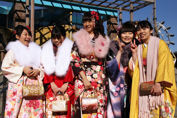 渋谷の成人式での新成人の写真3