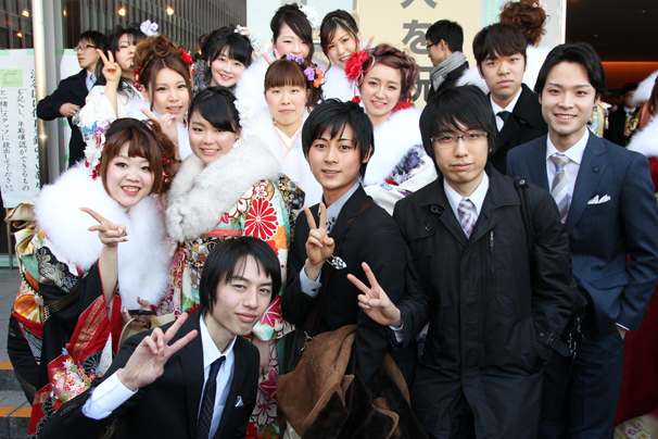 渋谷の成人式での新成人の写真10