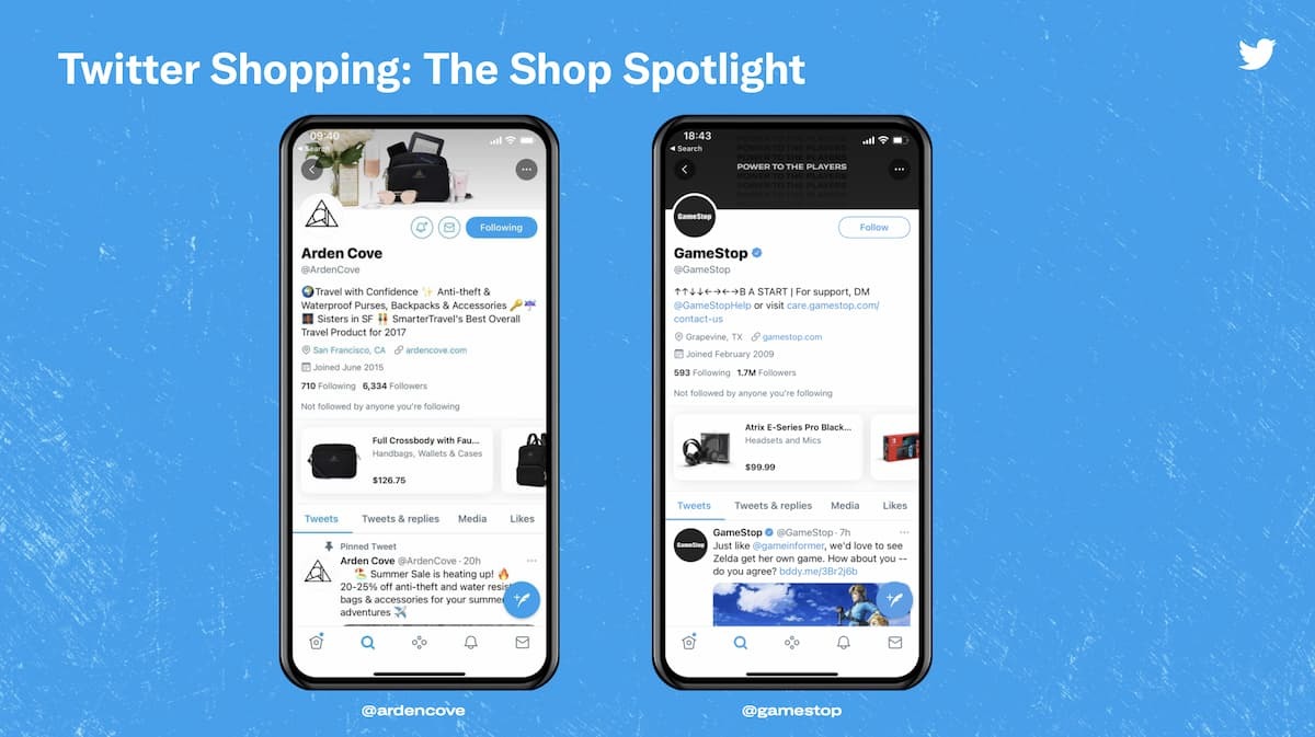 「Shop Spotlight」／画像はTwitter日本公式ブログより
