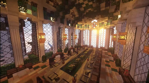 Minecraftで美しすぎる 魔法の城 建築 大人気の建築動画 ガジェット通信 Getnews