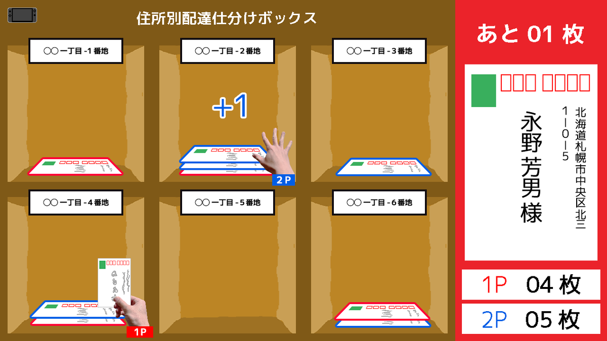 仕分け　SHIWAKE