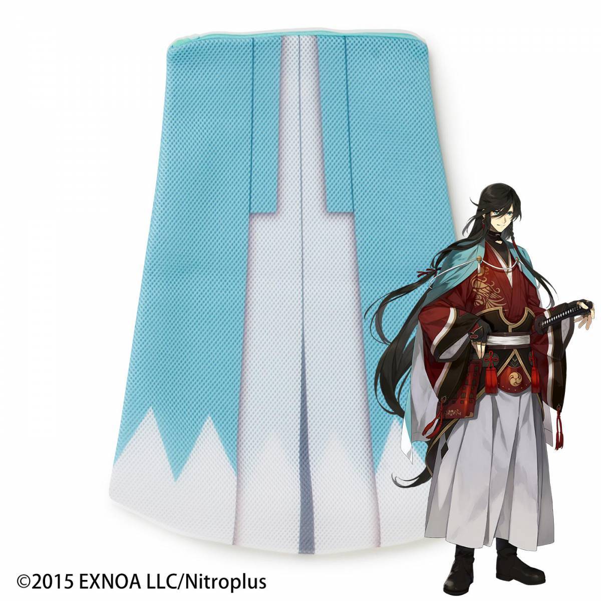 マント風お洗濯ポーチ　和泉守兼定