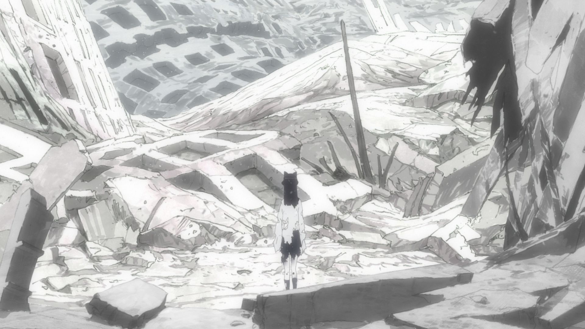 抽象的なシーンも数多く挿入される