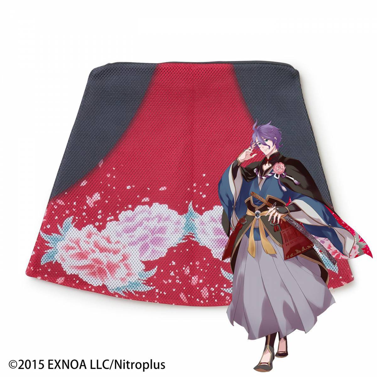 マント風お洗濯ポーチ　歌仙兼定