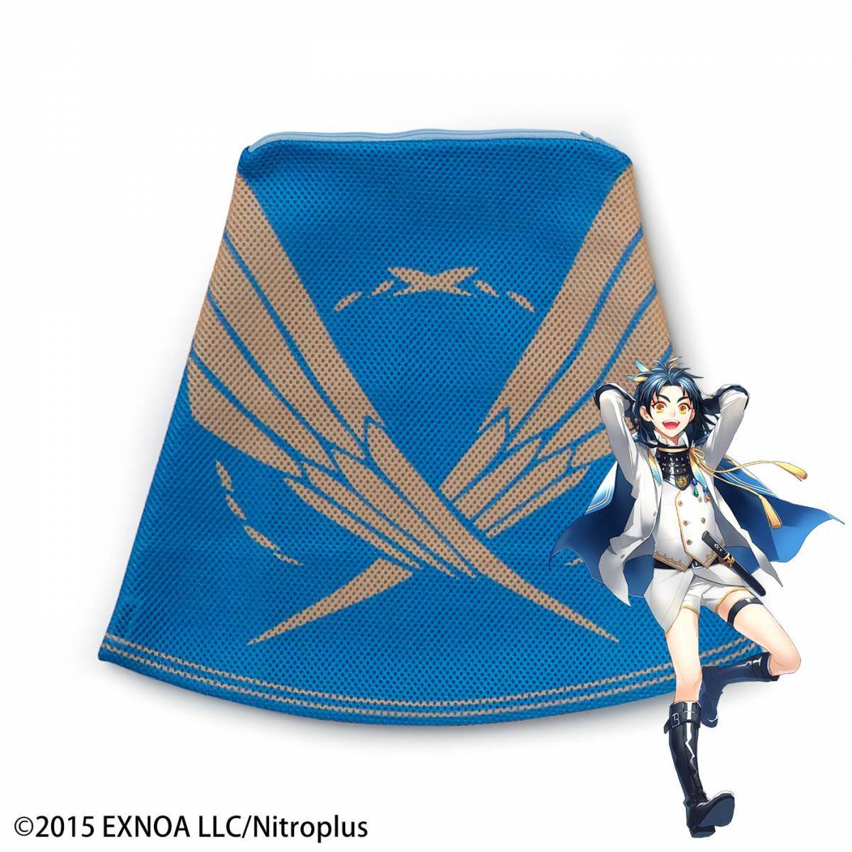 マント風お洗濯ポーチ　太鼓鐘貞宗