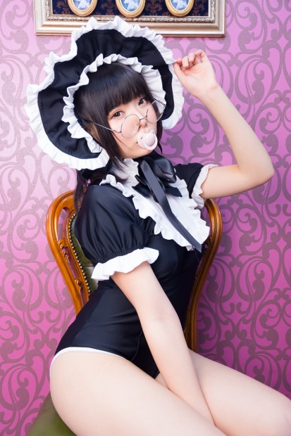 「シュガーロンパース」ブラック