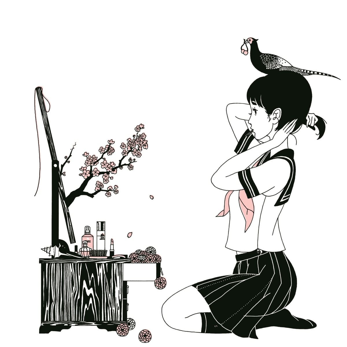 中村佑介画集 「Blue」表紙 ©Yusuke Nakamura