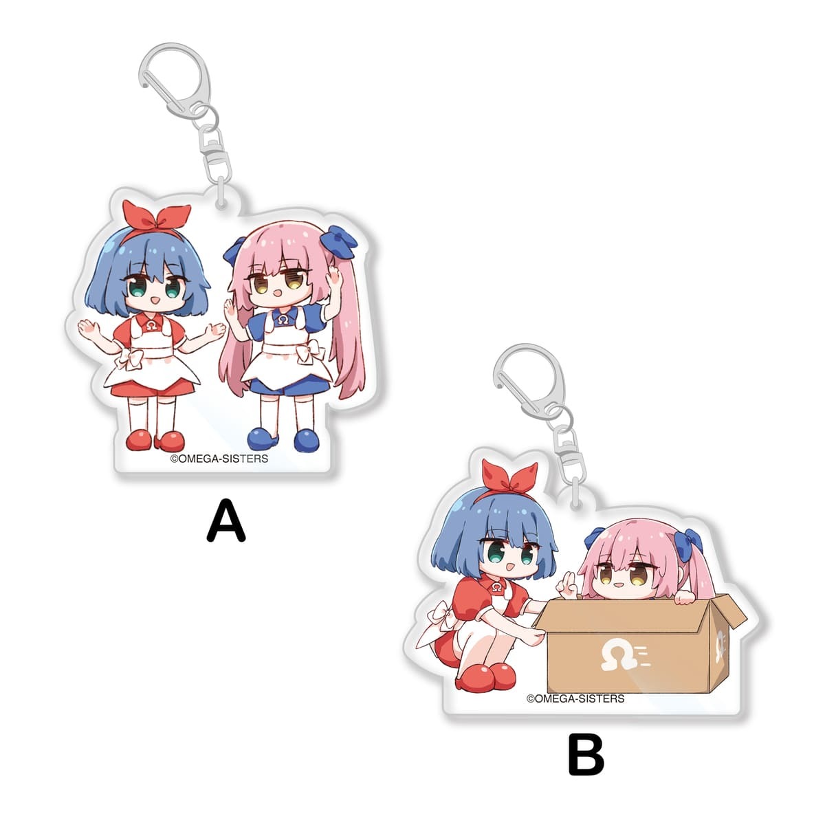 アクリルキーホルダーA/B
