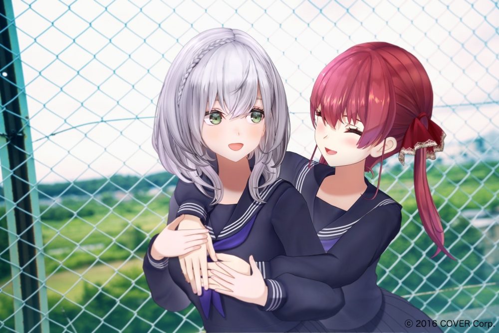 画像7: VTuber白銀ノエル×宝鐘マリンの写真集　水着にセーラー服！2人のデートを覗き見