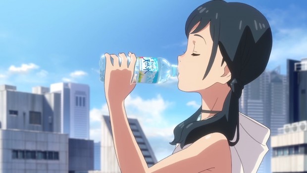 『天気の子』サントリー天然水CM「手のひらを空に（晴れ）」篇 新規カット4
