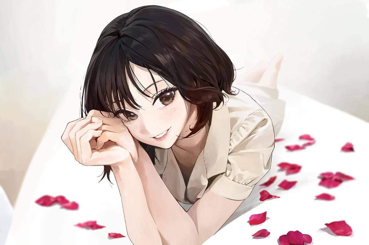 イラストレーター・モ誰さんが描いた深田えいみさんのイラスト